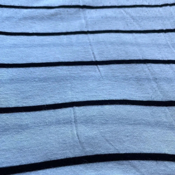 BKE BUCKLE BLACK AND WHITE STRIPED RACERBACK TANK TOP XL FITTED‎ - Picture 5 of 6